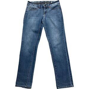 Vintage Faded Glory Womens Skinny Premium Jean SIZE 10 Stretch Mid-rise Denim